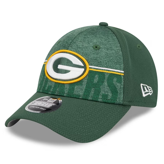 GREEN BAY PACKERS 2023 TRAINING CAMP 9FORTY STRETCH SNAP ADJUSTABLE HAT