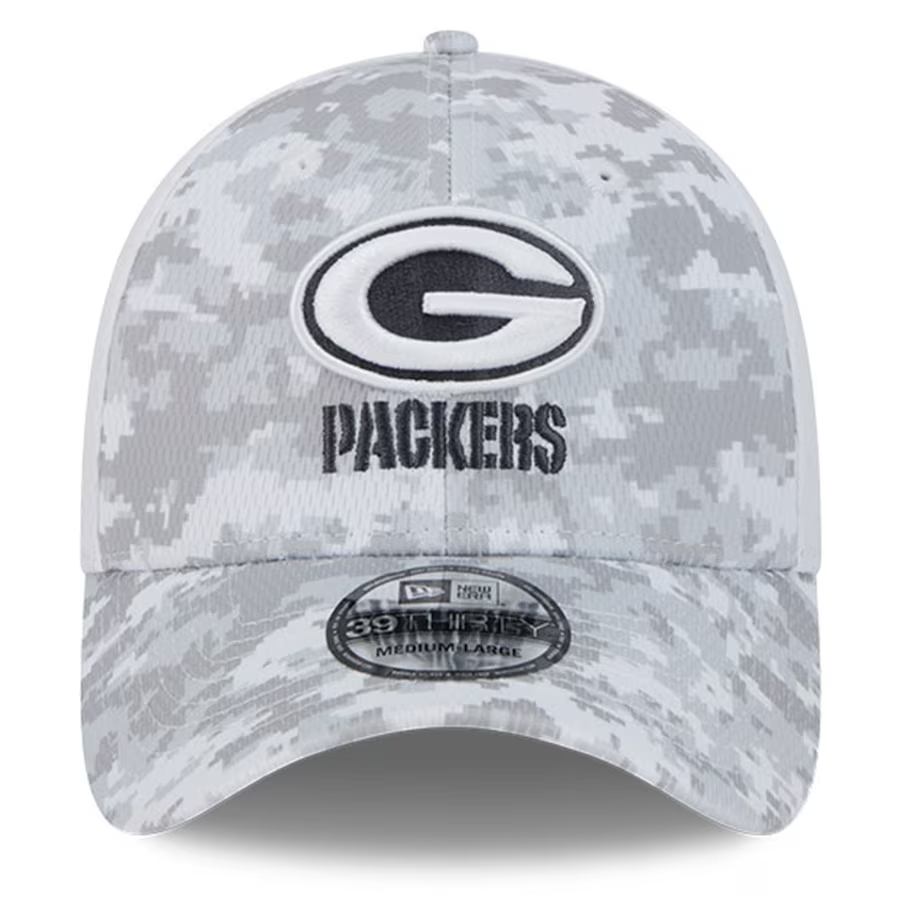 GREEN BAY PACKERS 2024 NFL SALUTE TO SERVICE 39THIRTY FLEX FIT HAT