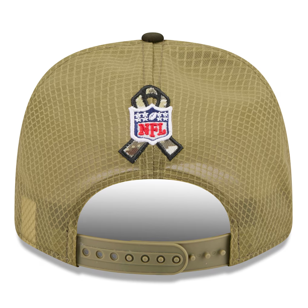 GREEN BAY PACKERS 2025 NFL SALUTE TO SERVICE 9SEVENTY ADJUSTABLE HAT - GREEN