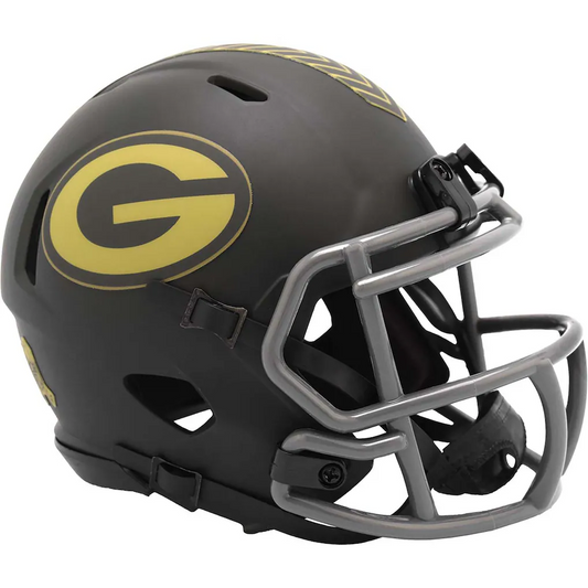 GREEN BAY PACKERS 2025 NFL SALUTE TO SERVICE RIDDELL SPEED MINI HELMET