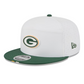 GREEN BAY PACKERS 2025 NFL TRAINING CAMP 9FIFTY SPLIT PANEL SNAPBACK HAT - WHITE