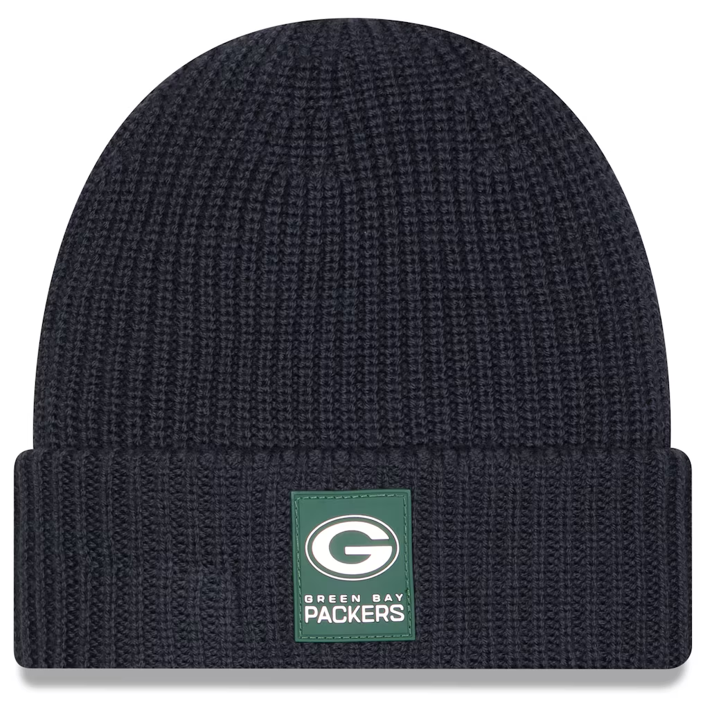 GREEN BAY PACKERS 2025 SIDELINE COLD WEATHER CUFFED KNIT - CHARCOAL