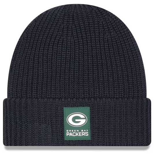 GREEN BAY PACKERS 2025 SIDELINE COLD WEATHER CUFFED KNIT - CHARCOAL