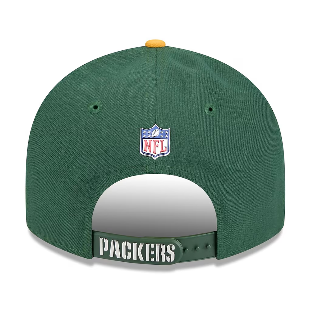 GREEN BAY PACKERS 2026 NFL DRAFT 9FIFTY SNAPBACK HAT - GREEN/GOLD
