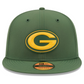 GREEN BAY PACKERS 2026 NFL SIDELINE 9FIFTY SNAPBACK HAT - GREEN