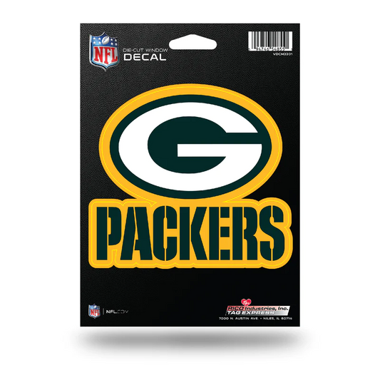 GREEN BAY PACKERS 5" X 7" VINYL DIE-CUT DECAL