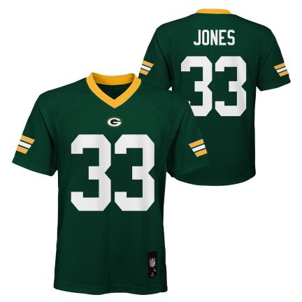 JERSEY JUVENIL GREEN BAY PACKERS AARON JONES DE NIVEL MEDIO