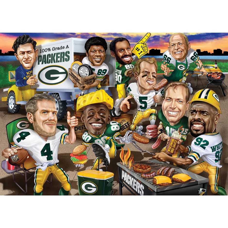 GREEN BAY PACKERS ALL TIME GREATS 500 PIECE JIGSAW PUZZLE