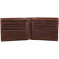 GREEN BAY PACKERS BROWN BI-FOLD LEATHER WALLET