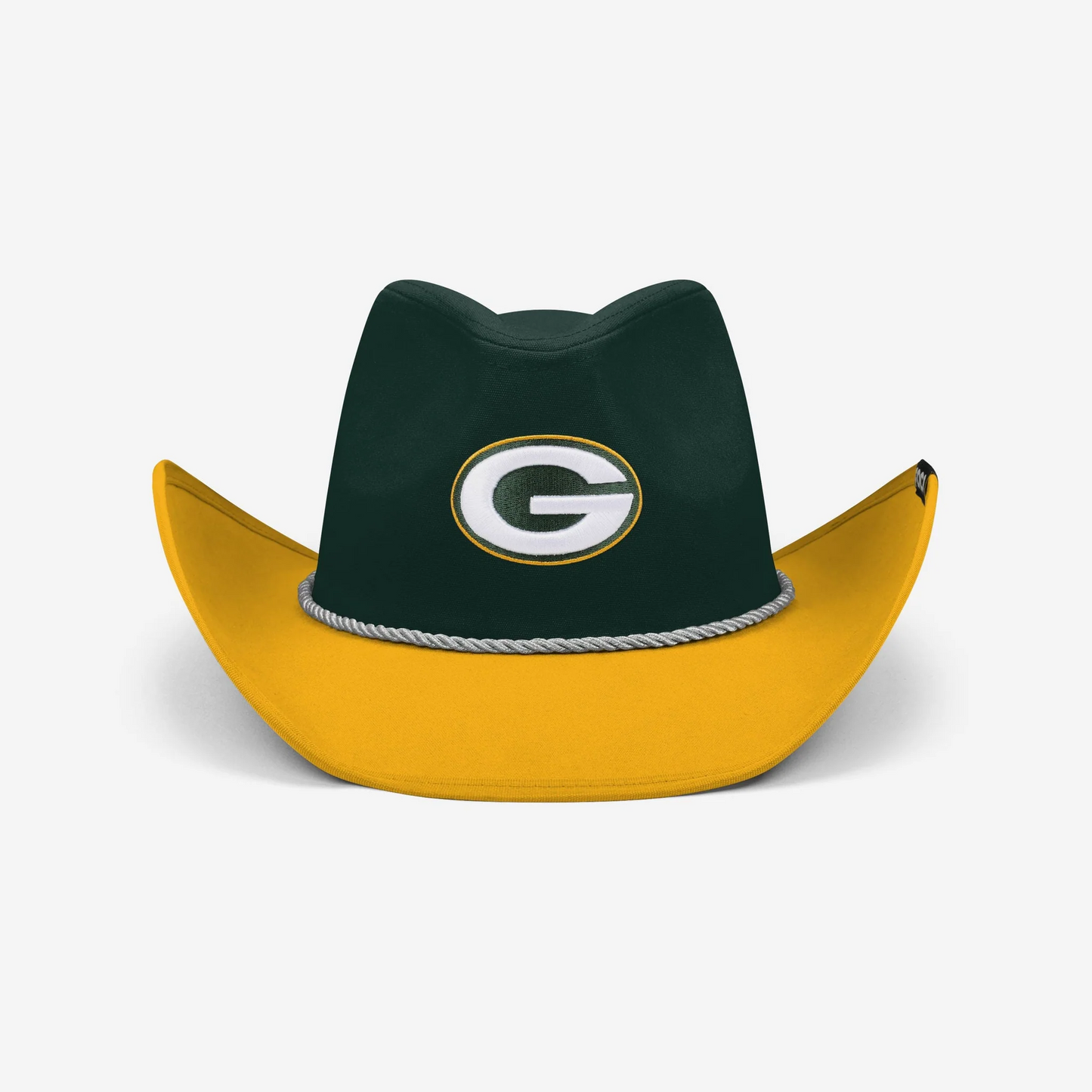 GREEN BAY PACKERS FOCO TWO TONE COWBOY HAT - GREEN/GOLD