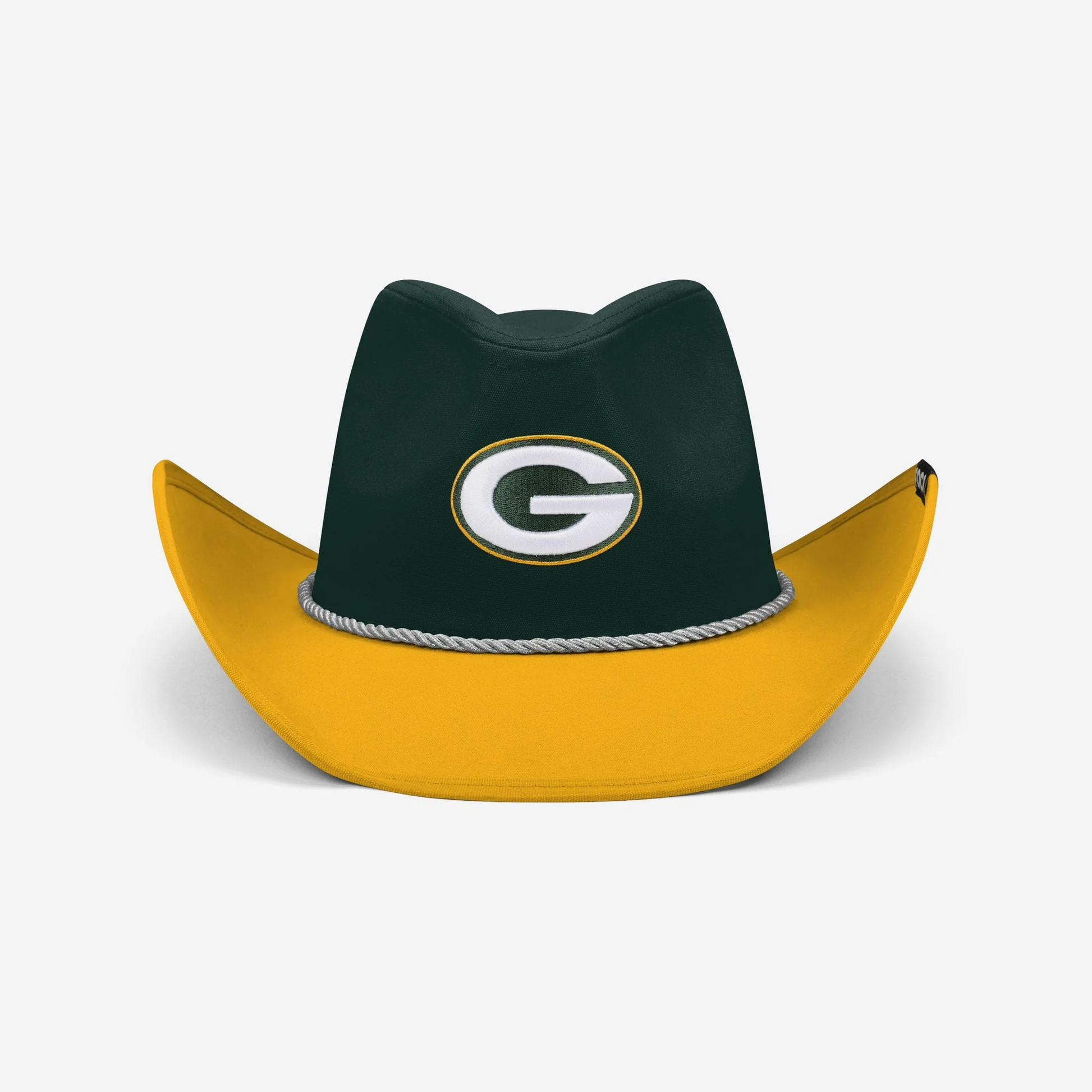 GREEN BAY PACKERS FOCO TWO TONE COWBOY HAT - GREEN/GOLD