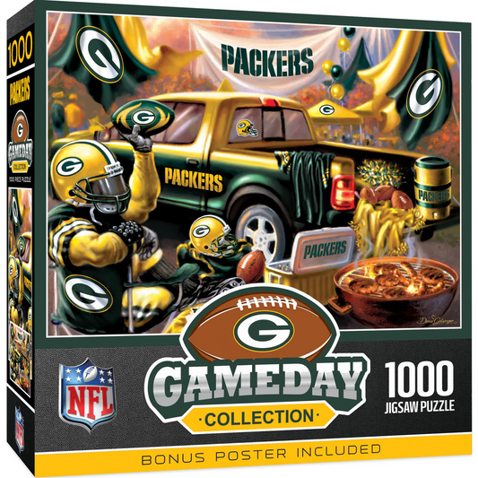 GREEN BAY PACKERS GAMEDAY 1000 PIECE JIGSAW PUZZLE
