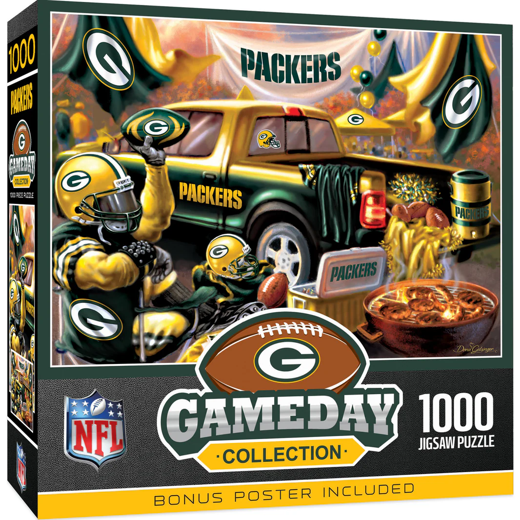 GREEN BAY PACKERS GAMEDAY 1000 PIECE JIGSAW PUZZLE