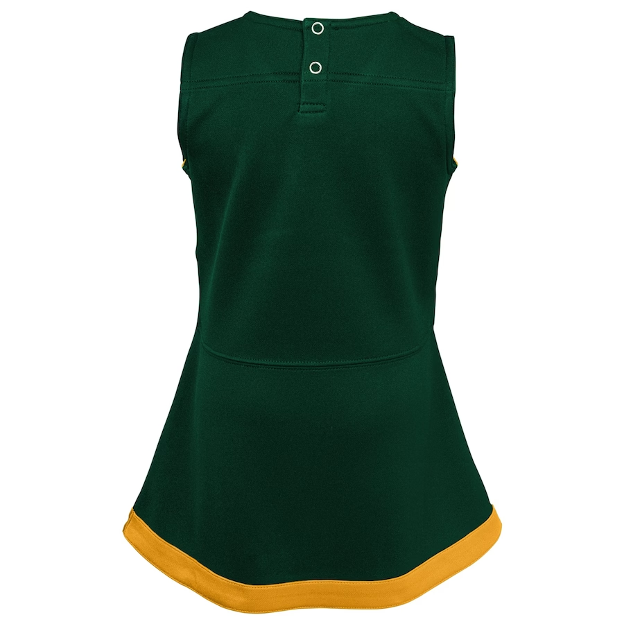 GREEN BAY PACKERS GIRLS CHEER CAPTAIN SET WITH BLOOMERS