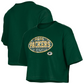 GREEN BAY PACKERS GIRLS NEW ERA  FOOTBALL FLIP SEQUINS BOXY T-SHIRT - GREEN