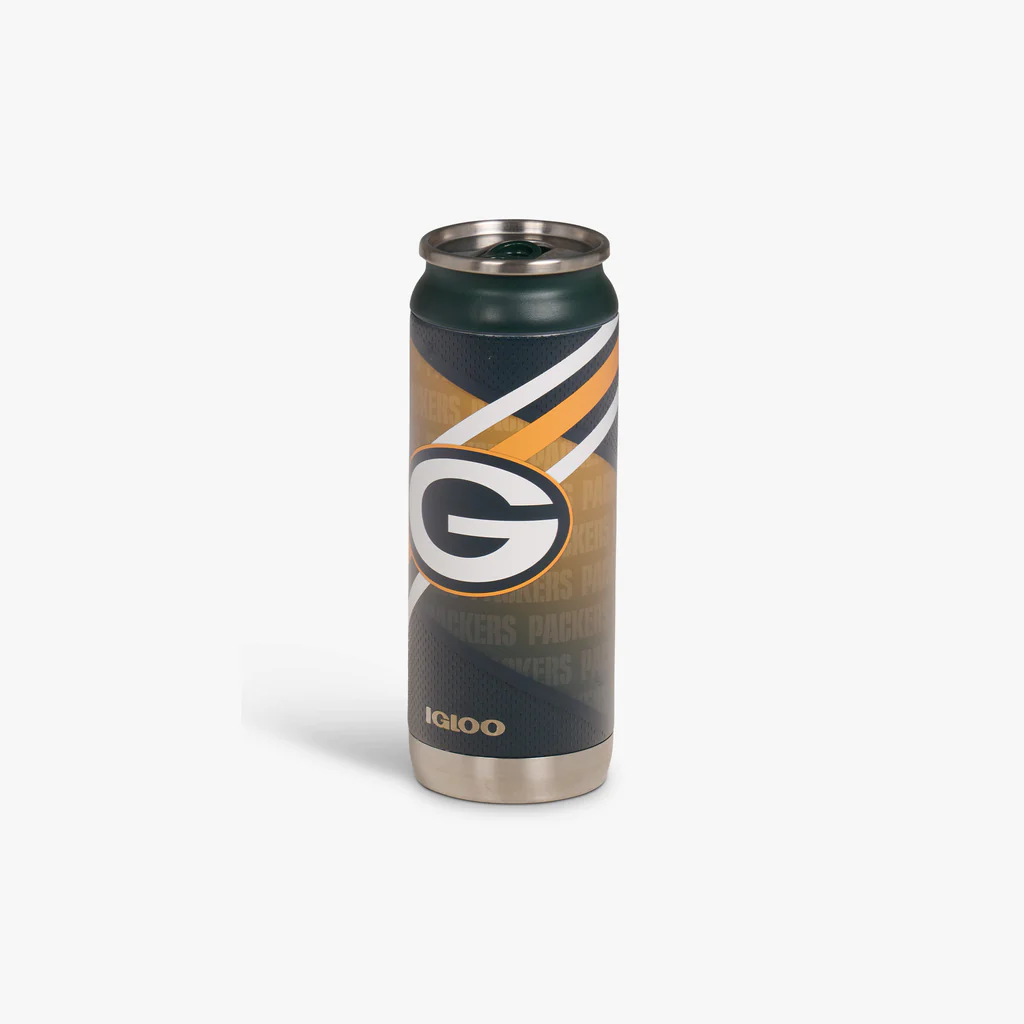 GREEN BAY PACKERS IGLOO 16OZ REUSABLE CAN