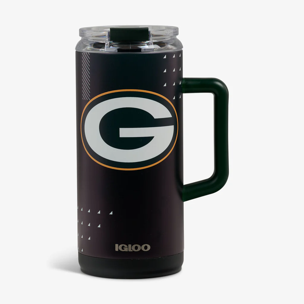 GREEN BAY PACKERS IGLOO NFL 1L BEER MUG - GREEN/BLACK