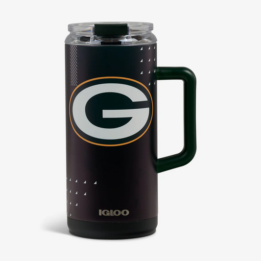 GREEN BAY PACKERS IGLOO NFL 1L BEER MUG - GREEN/BLACK