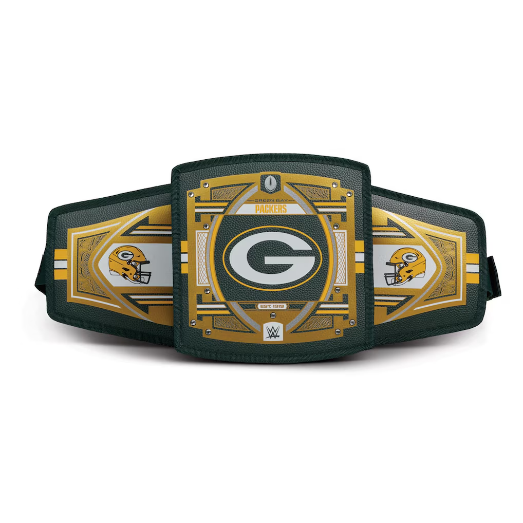 GREEN BAY PACKERS IGLOO WWE LEGACY BELT COOLER - GREEN
