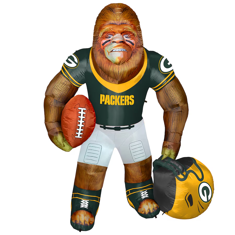 GREEN BAY PACKERS INFLATABLE BIG FOOTBALLER – JR'S SPORTS