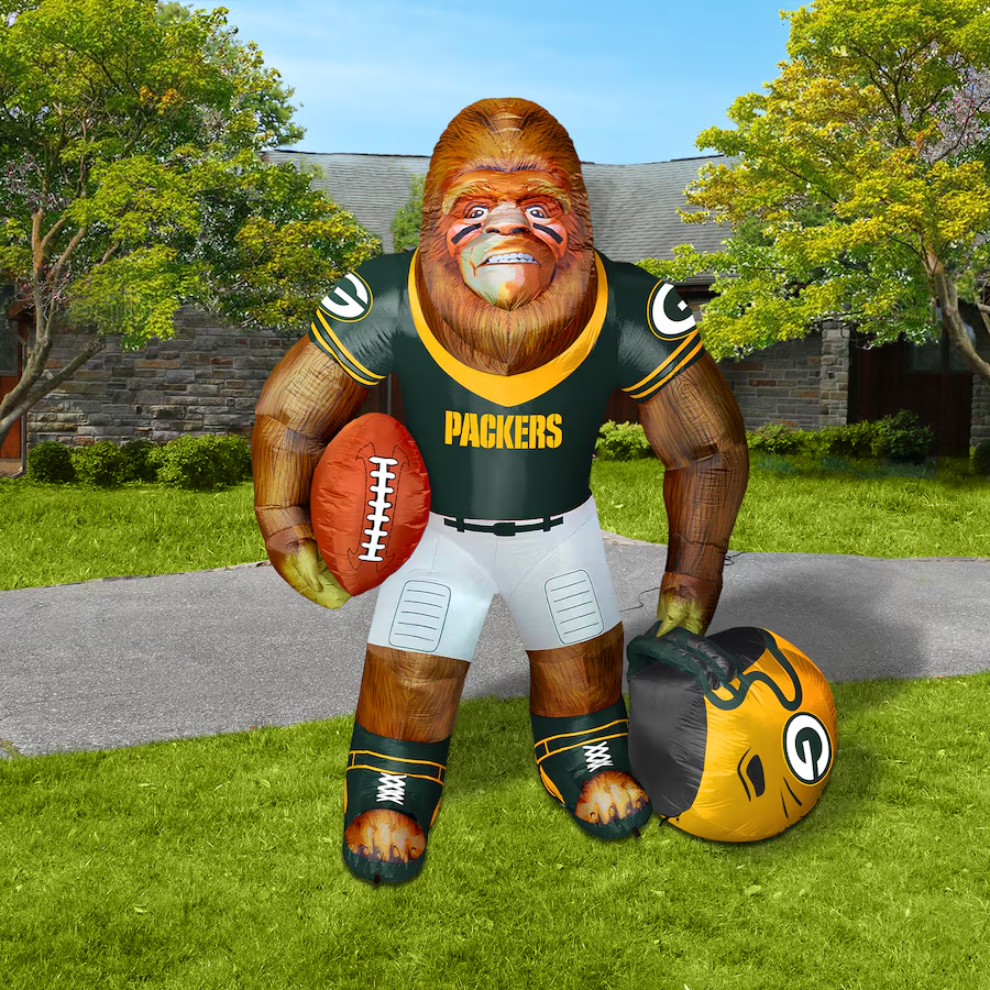 GREEN BAY PACKERS INFLATABLE BIG FOOTBALLER