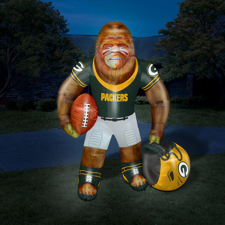 4 Inflatable Packer GREEN BAY PACKERS INFLATABLE BIG FOOTBALLER – JR'S SPORTS