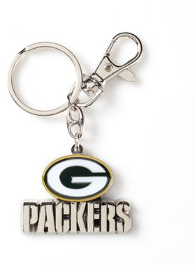 GREEN BAY PACKERS LOGO HEAVYWEIGHT KEYCHAIN