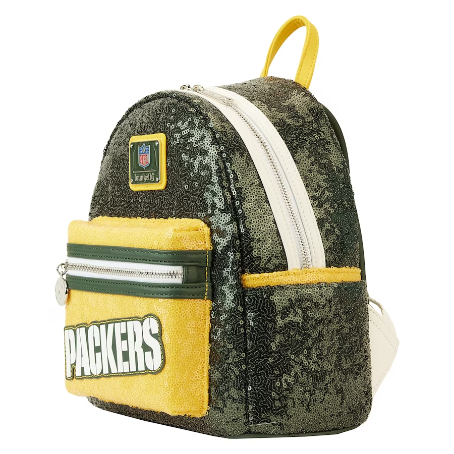 GREEN BAY PACKERS LOUNGEFLY SEQUIN MINI BACKPACK