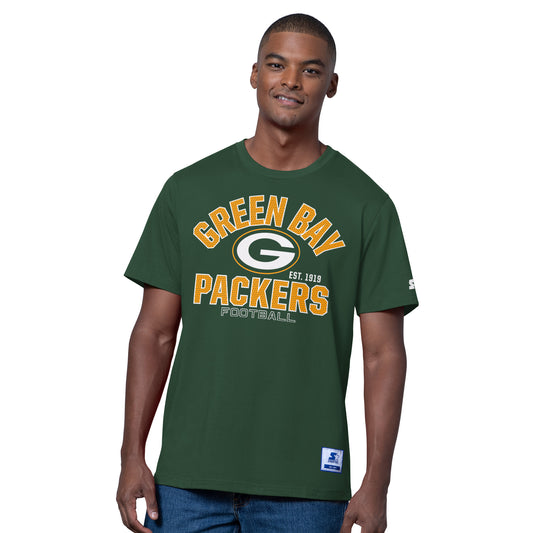 GREEN BAY PACKERS MEN'S G-III DEFENDER T-SHIRT - GREEN