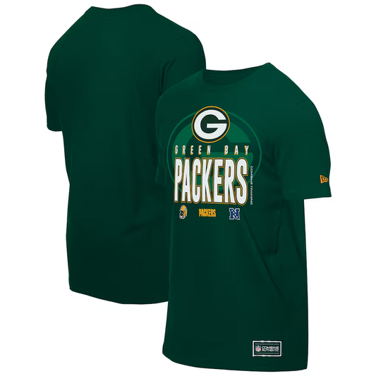 GREEN BAY PACKERS MEN'S NEW ERA 2025 NFL TRAINING CAMP T-SHIRT - GREEN