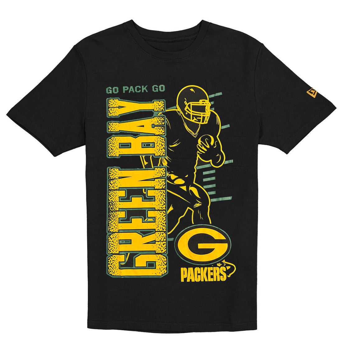 GREEN BAY PACKERS MEN'S NEW ERA 2026 NFL TRAINING CAMP T-SHIRT - BLACK