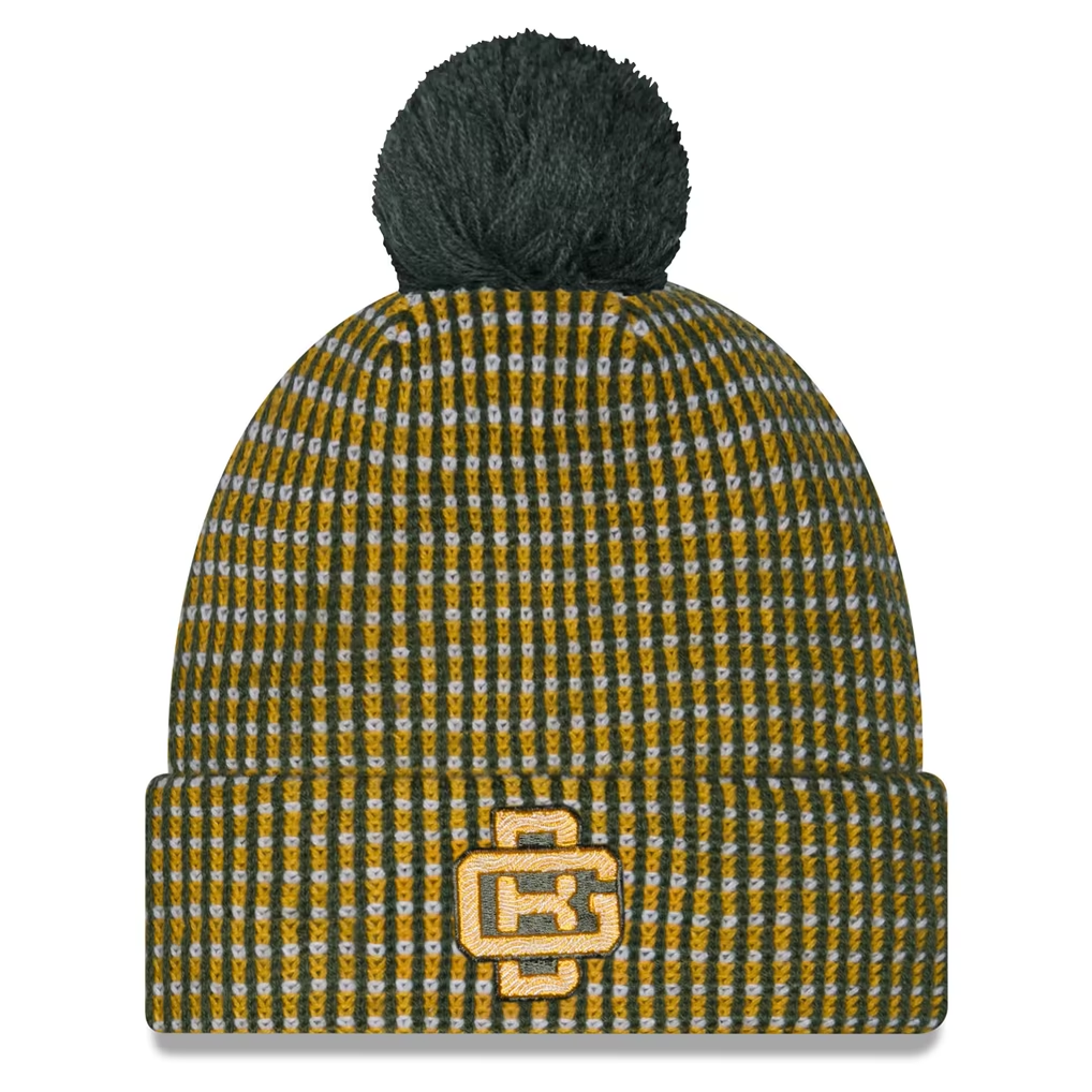 GREEN BAY PACKERS NEW ERA 2026 RIVALRY SIDELINE COLLECTION CUFFED KNIT - GREEN