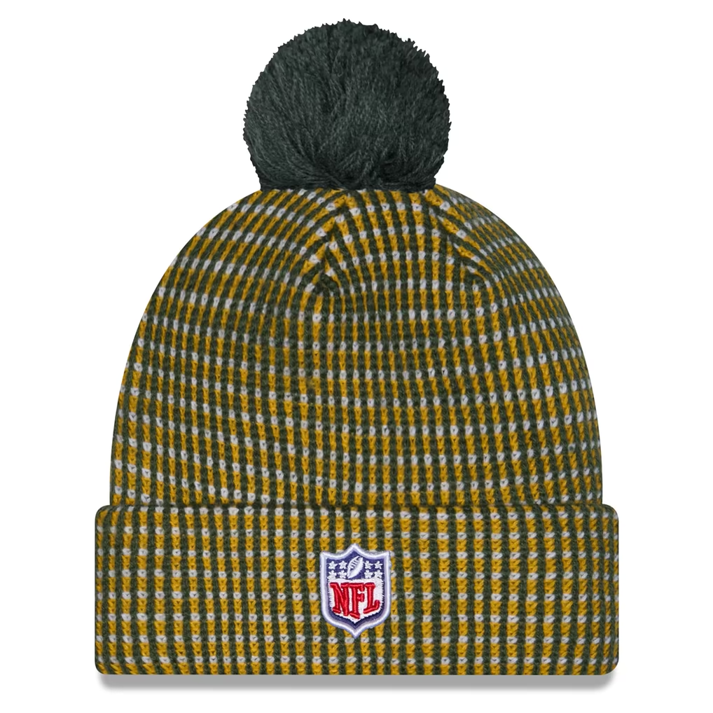 GREEN BAY PACKERS NEW ERA 2026 RIVALRY SIDELINE COLLECTION CUFFED KNIT - GREEN