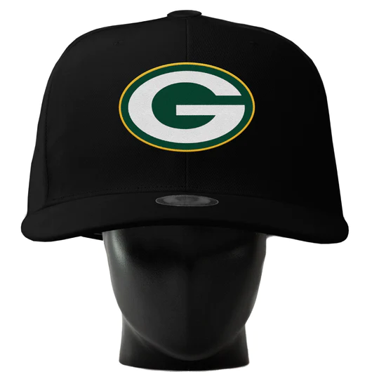 GREEN BAY PACKERS NOGGIN OVERSIZED HAT - BLACK