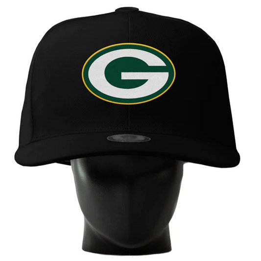 GREEN BAY PACKERS NOGGIN OVERSIZED HAT - BLACK