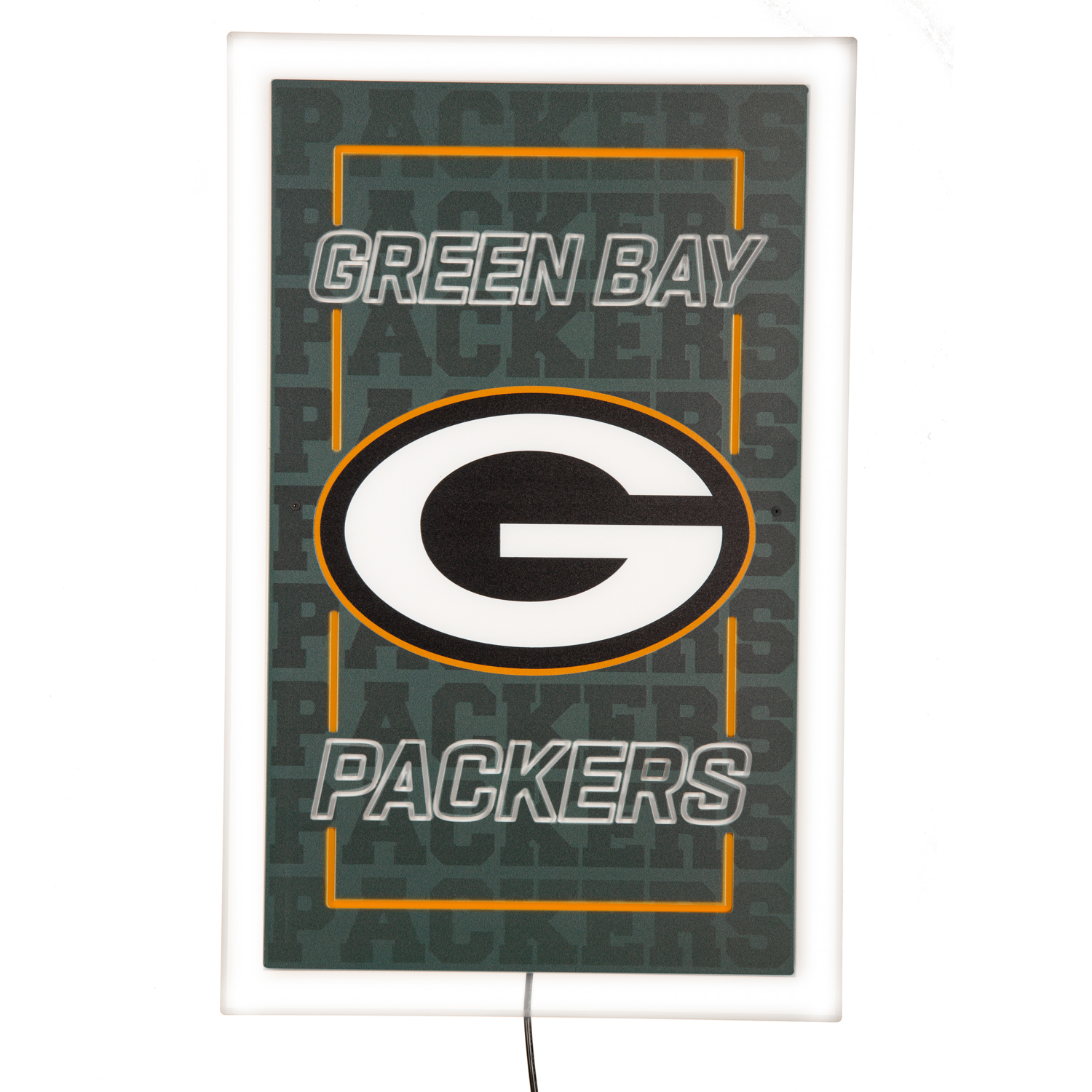 GREEN BAY PACKERS RECTANGLE NEOLITE LED WALL DECOR – JR'S SPORTS