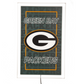 GREEN BAY PACKERS RECTANGLE NEOLITE LED WALL DECOR