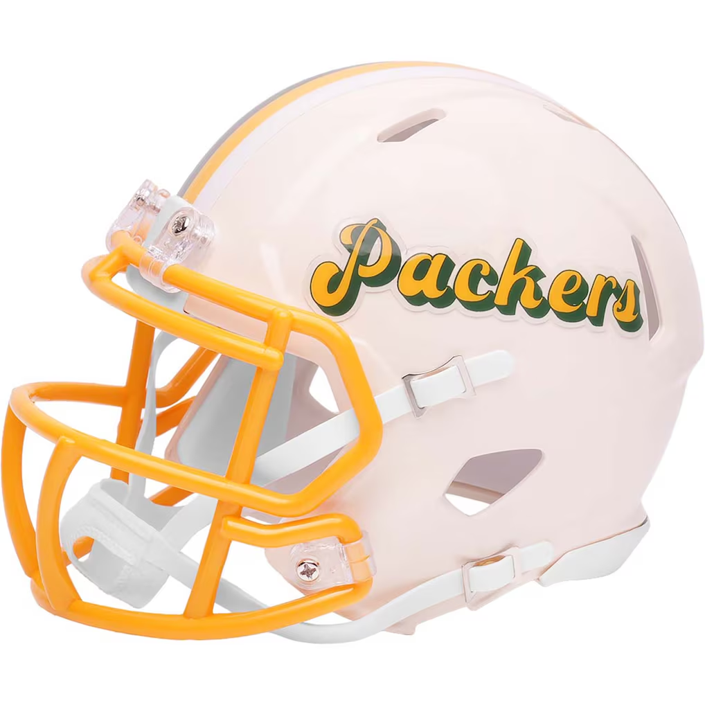 GREEN BAY PACKERS RETRO COLLECTION RIDDELL SPEED MINI HELMET