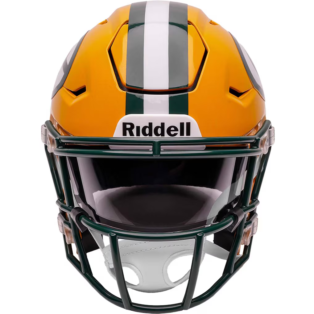 Packers Riddel GREEN BAY PACKERS RIDDELL SPEED FLEX MIDI HELMET – JR'S SPORTS