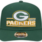 GREEN BAY PACKERS STATED 9SEVENTY STRETCH-SNAP ADJUSTABLE HAT - GREEN