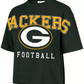 GREEN BAY PACKERS WOMEN'S '47 BRAND OUTREACH CITY T-SHIRT - DARK GREEN