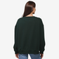 GREEN BAY PACKERS WOMEN'S FOCO RHINESTONE LOGO OVERSIZED CREW NECK SWEATSHIRT - GREEN