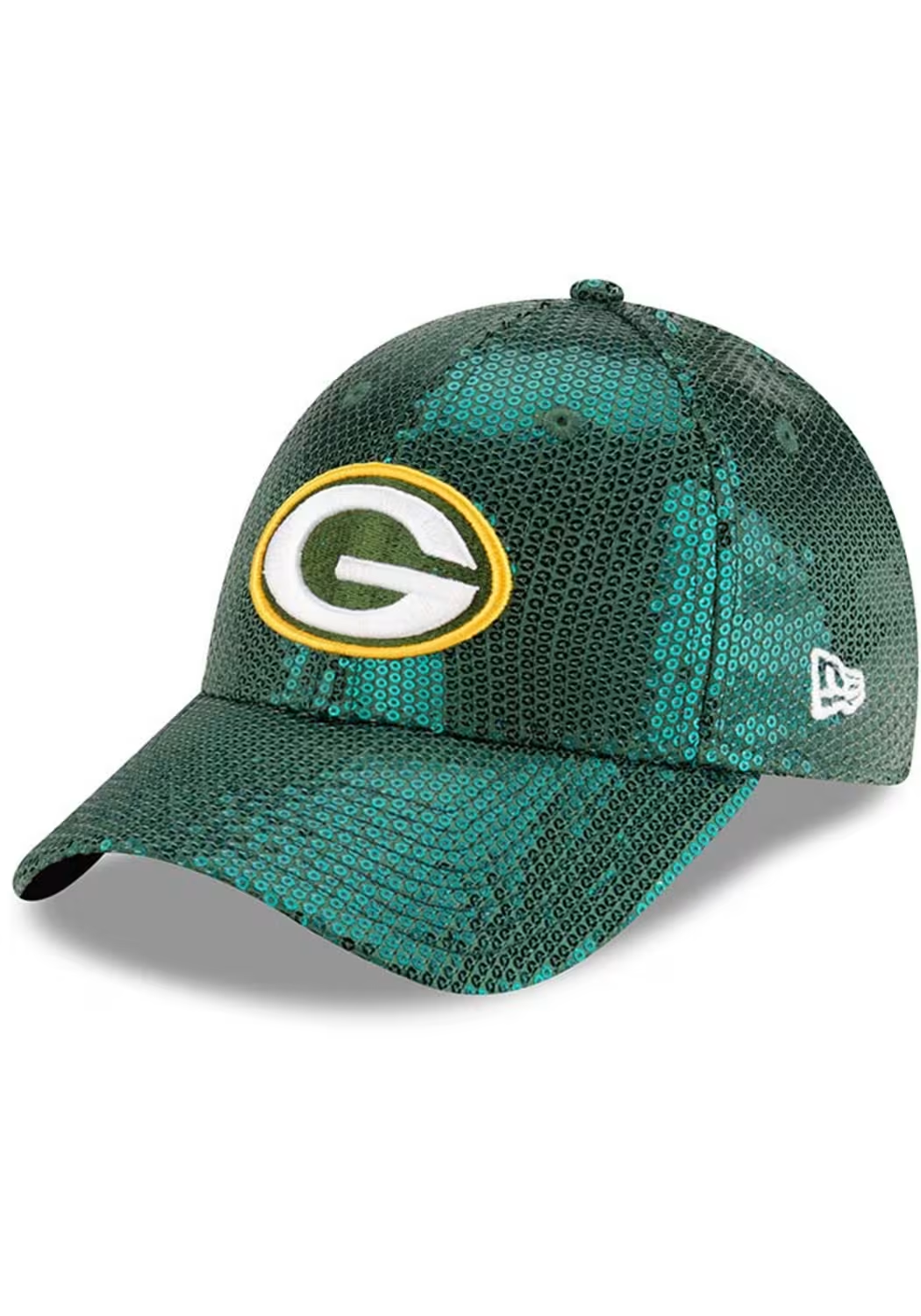 GREEN BAY PACKERS WOMEN'S SEQUIN 9FORTY ADJUSTABLE HAT