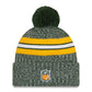 GREEN BAY PACKERS YOUTH 2023 NFL SIDELINE CUFFED KNIT WITH POM