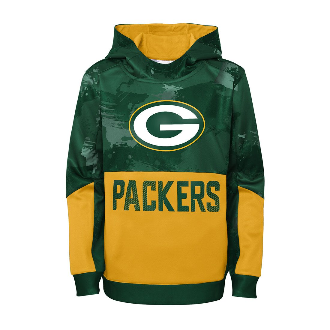 GREEN BAY PACKERS YOUTH COVERT HOODED SWEATSHIRT