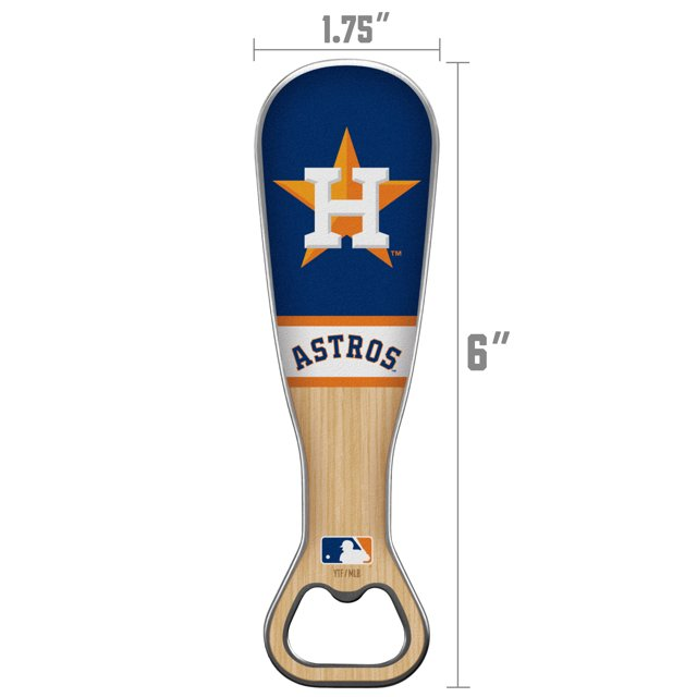 HOUSTON ASTROS BASEBALL BAT BOTTLE OPENER