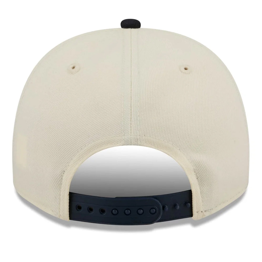 HOUSTON ASTROS NEW ERA TRI-HIT 9FIFTY A-FRAME SNAPBACK HAT - CHROME WHITE/NAVY