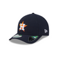 HOUSTON ASTROS YOUTH PLAYER REPLICA 9FORTY M-CROWN SNAPBACK ADJUSTABLE HAT - NAVY
