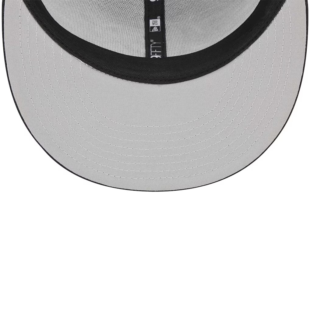 HOUSTON OILERS RETRO EVERGREEN TRUCKER 9FIFTY SNAPBACK HAT - BLACK/WHITE