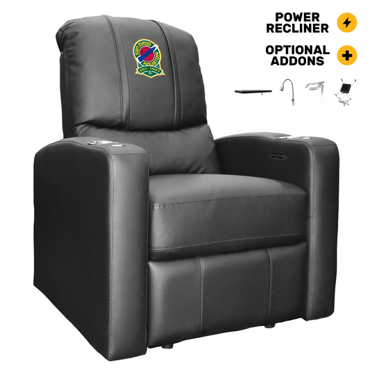 HOUSTON ROCKETS STEALTH POWER RECLINER WITH COMMEMORATIVE LOGO